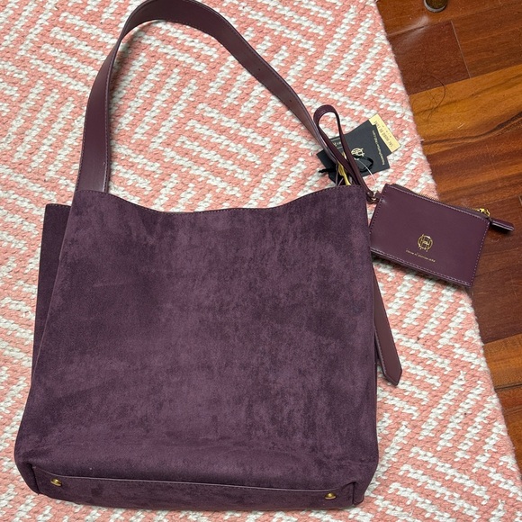 House of Harlow 1960 Deep Purple Tote - Picture 2 of 3